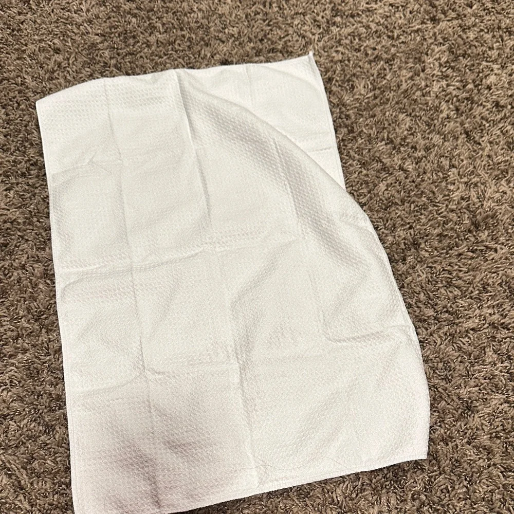 Elegant White Mr. & Mrs. Bath Towel